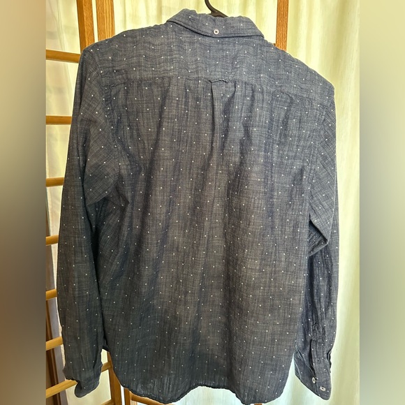 Denim and Flower Ricky Singh Long Sleeve Button Down Casual Shirt Large Slim - Picture 2 of 4